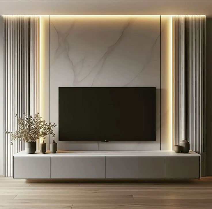 LED Floating TV Unit