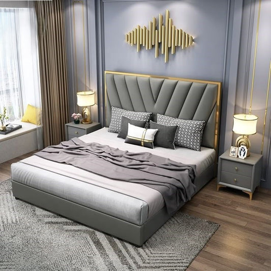 Grey Luxe Bed Retreat