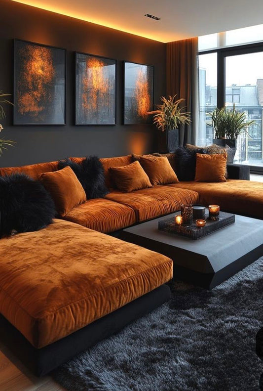 Modern Velvet Oasis Sofa